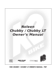 K2 Bike Chubby LT User's Manual