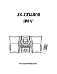Jwin JX-CD4000 User's Manual