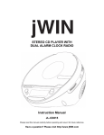 Jwin JL-CD815 User's Manual