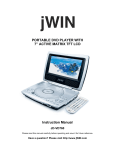 Jwin JDVD760 User's Manual
