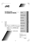 JVC XV-S60BK User's Manual