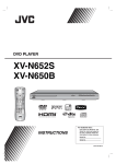 JVC XV-N650B User's Manual