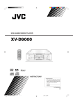 JVC XV-D9000 User's Manual