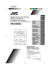 JVC XR-D400SL User's Manual