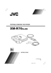 JVC XM-R70 User's Manual