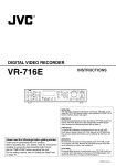 JVC VR-716E User's Manual