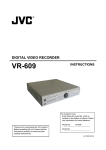 JVC VR-609 User's Manual