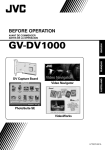 JVC GV-DV1000 User's Manual
