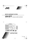 JVC UX-S77 User's Manual