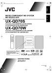 JVC UX-QD70S User's Manual