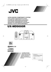 JVC UX-MD9000R User's Manual