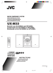 JVC UX-M33 User's Manual