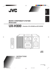 JVC UX-H300 User's Manual