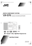 JVC UX-G70 User's Manual