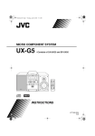 JVC UX-G5 User's Manual