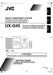 JVC UX-G45 User's Manual