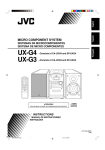 JVC UX-G4 User's Manual