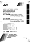 JVC UX-G33 User's Manual