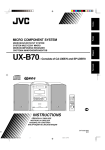 JVC UX-B70 User's Manual