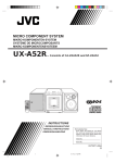 JVC UX-A52R User's Manual