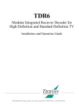 JVC TDR6 User's Manual