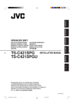 JVC TS-C421SPG User's Manual
