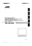 JVC TM-1051DG User's Manual