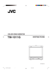 JVC TM-1011G User's Manual