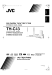 JVC TH-C43C User's Manual