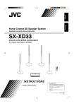JVC SX-XD33 User's Manual