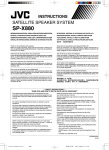 JVC SP-X880 User's Manual
