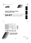 JVC SP-UXS77 User's Manual