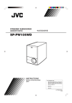 JVC SP-PW105WD User's Manual