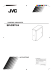 JVC SP-DWF10 User's Manual