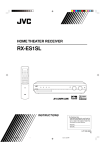 JVC RX-ES1SL User's Manual