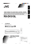 JVC RX-DV31 User's Manual