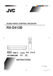 JVC RX-D412BUJ User's Manual
