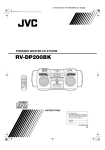 JVC RV-DP200BK User's Manual
