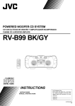 JVC RV-B99 User's Manual