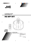 JVC RS-WP1WT User's Manual