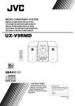 JVC RM-RXUV9RMD User's Manual