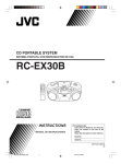 JVC RC-EX30B User's Manual