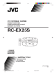 JVC RC-EX25S User's Manual