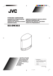 JVC SW-DW303 User's Manual