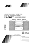 JVC NX-CDR7 User's Manual