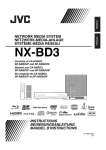 JVC NX-BD3 User's Manual