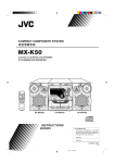 JVC MX-K50 User's Manual