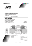 JVC MX-J500US User's Manual