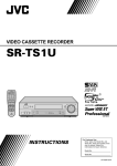 JVC Model SR-TS1U User's Manual