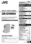 JVC GR-DVM90 User's Manual